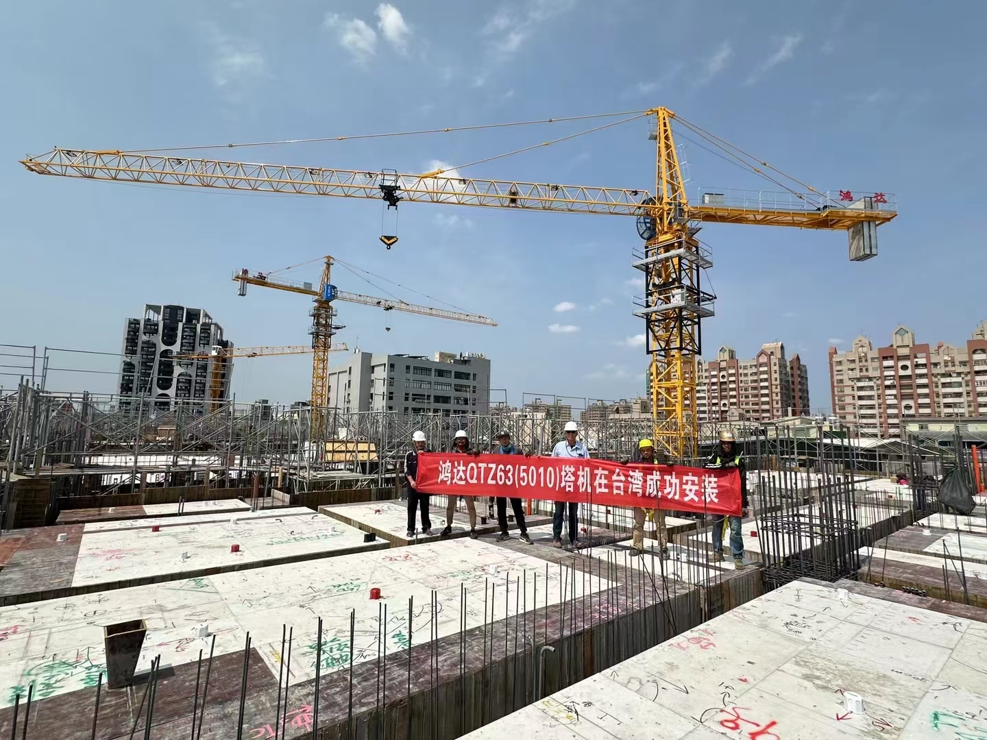 出口臺灣高雄塔式起重機(jī)